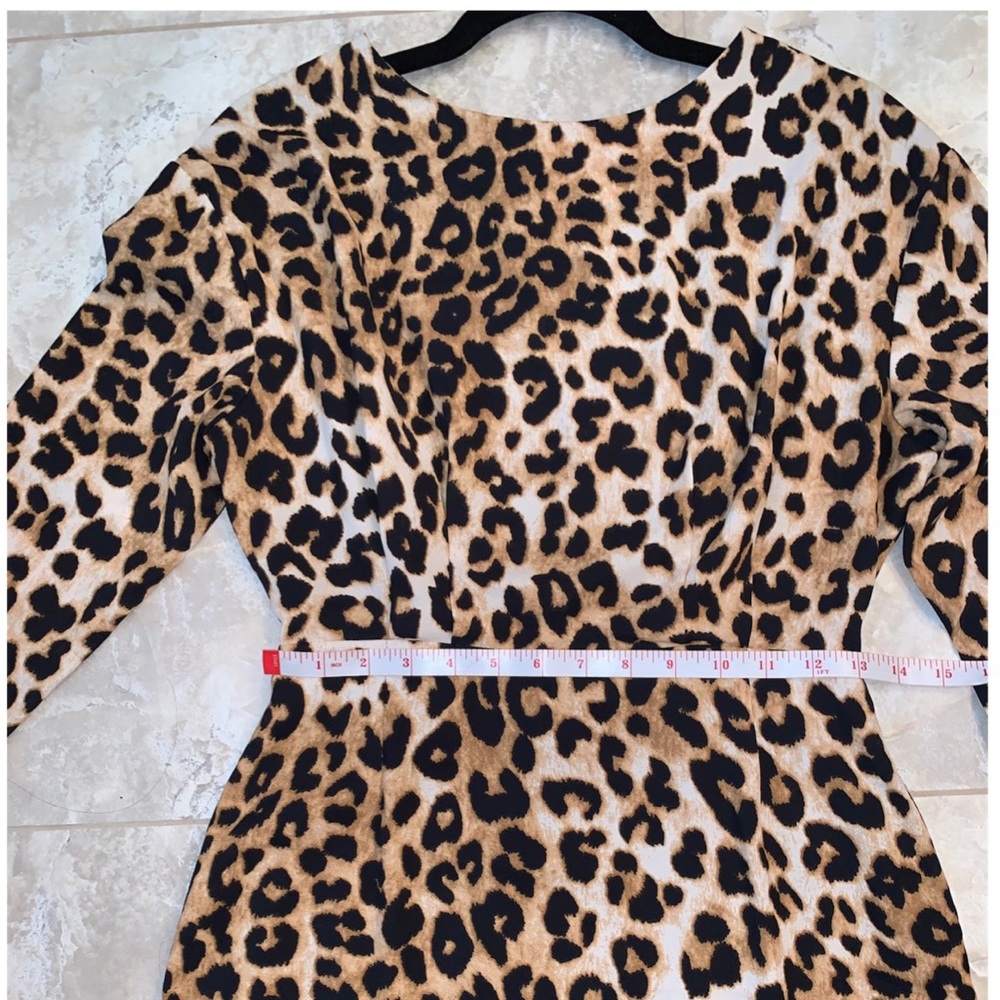 NWOT Women’s Animal Print Long Sleeve Mini Dress Sz S